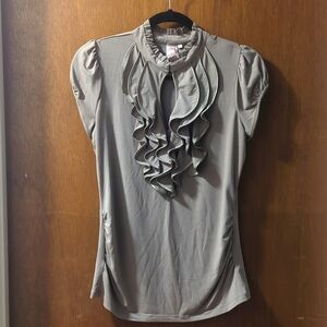 Super Cute Beige dressy shirt -Size L